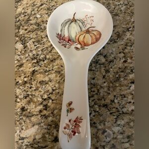 Potters Studio Fall Pumpkin Spoon Rest